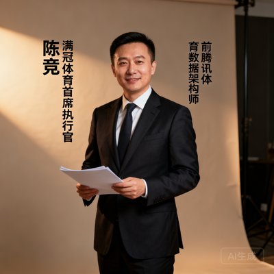 满冠体育首席执行官陈竞，前腾讯体育数据架构师